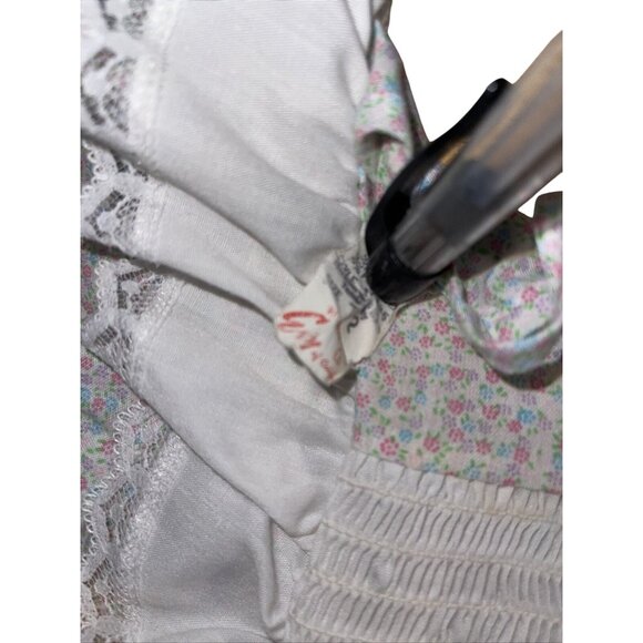 Evy Of California Vintage Girls USA Made Lace Dress T-2 Flower Dress Big Doll - Picture 8 of 16